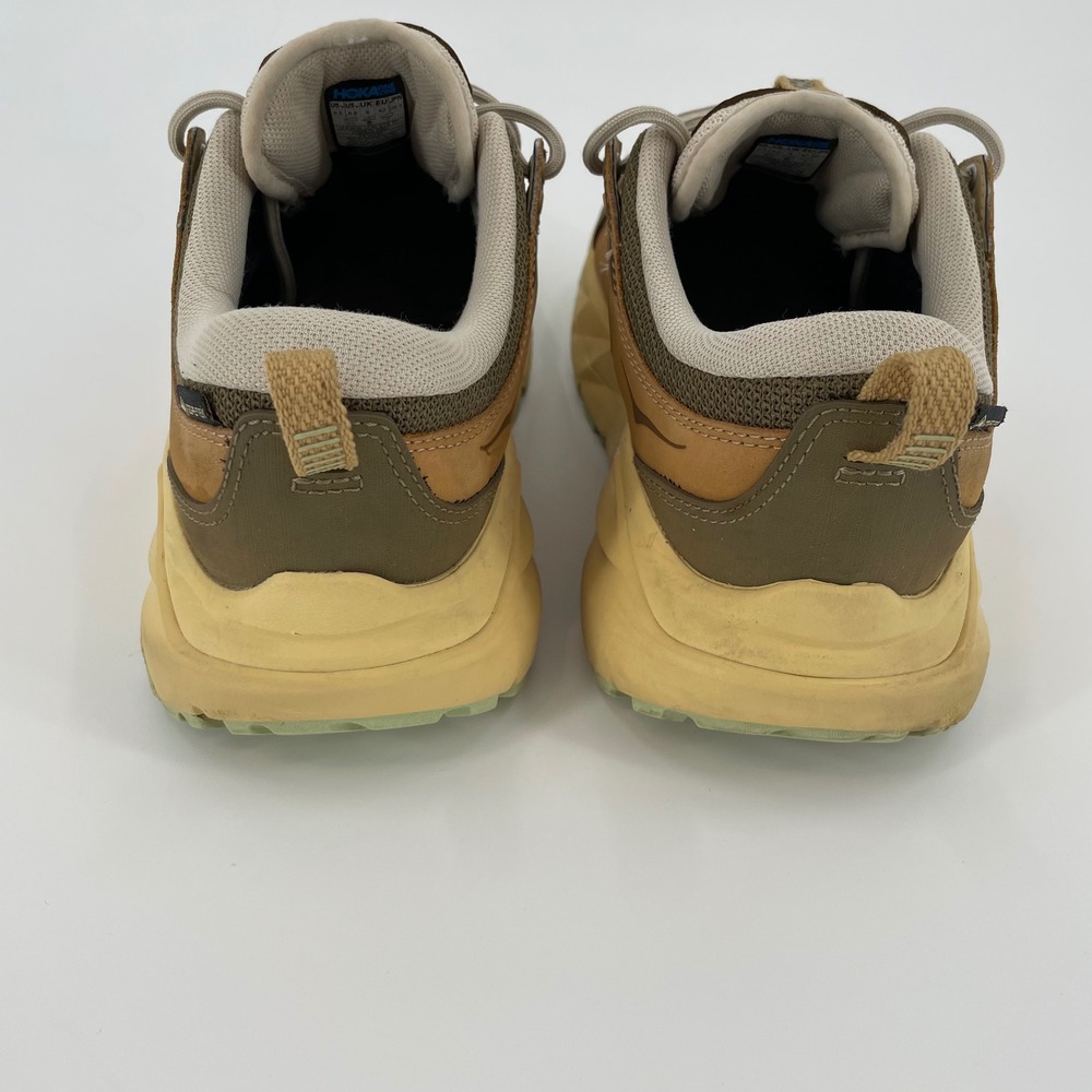 Hoka Kaha Low GTX Waterproof‎ Hiking Shoes 1150913 Mens 8.5 Womens 9.5 Tan Brown - Picture 5 of 9